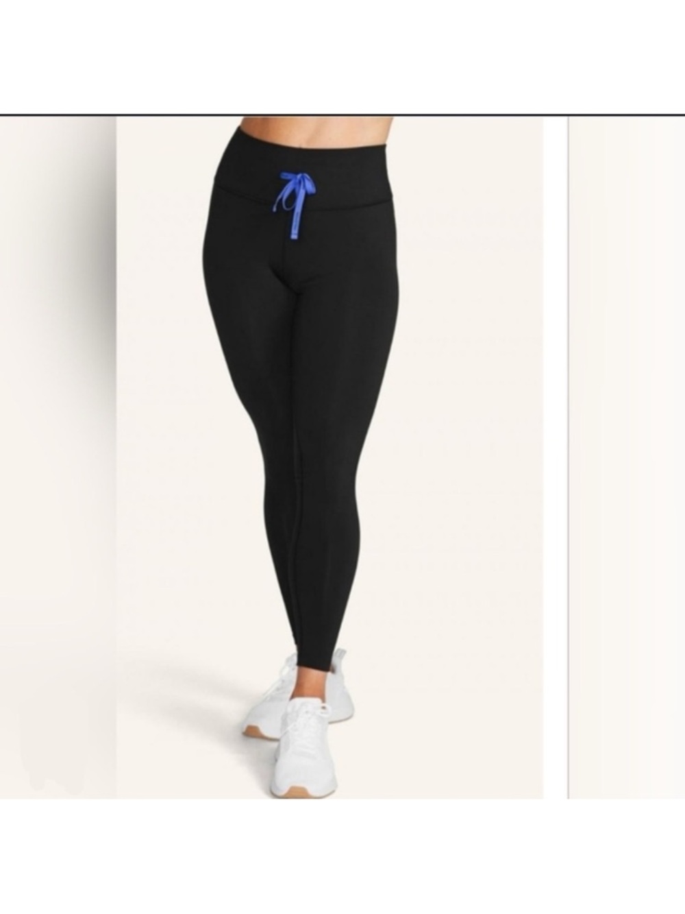 Peloton Precise and Charged High Rise Tie Front Legging Black